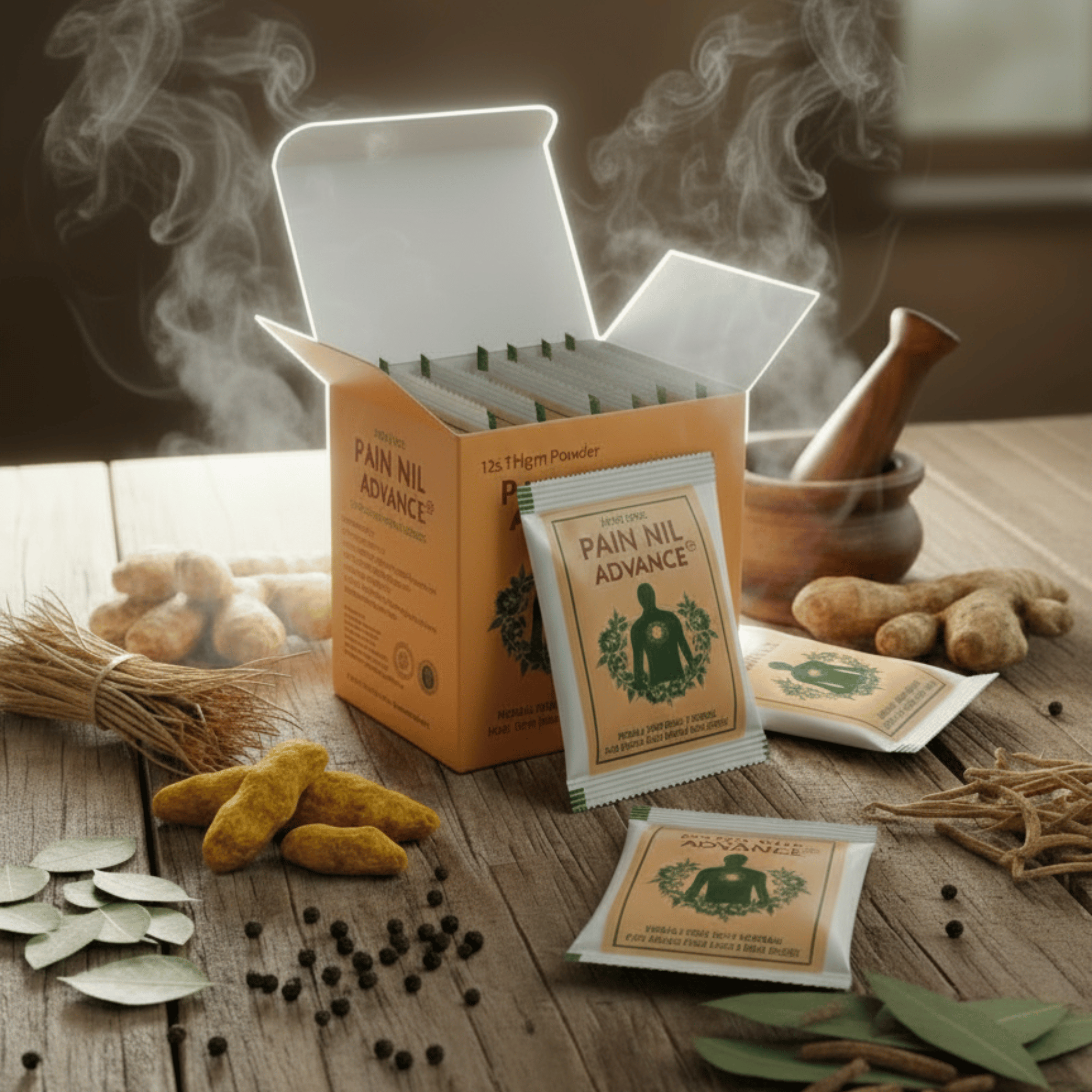 Pain Nil Advance | Herbal Pain Relief Powder | 10 Pouches Pack